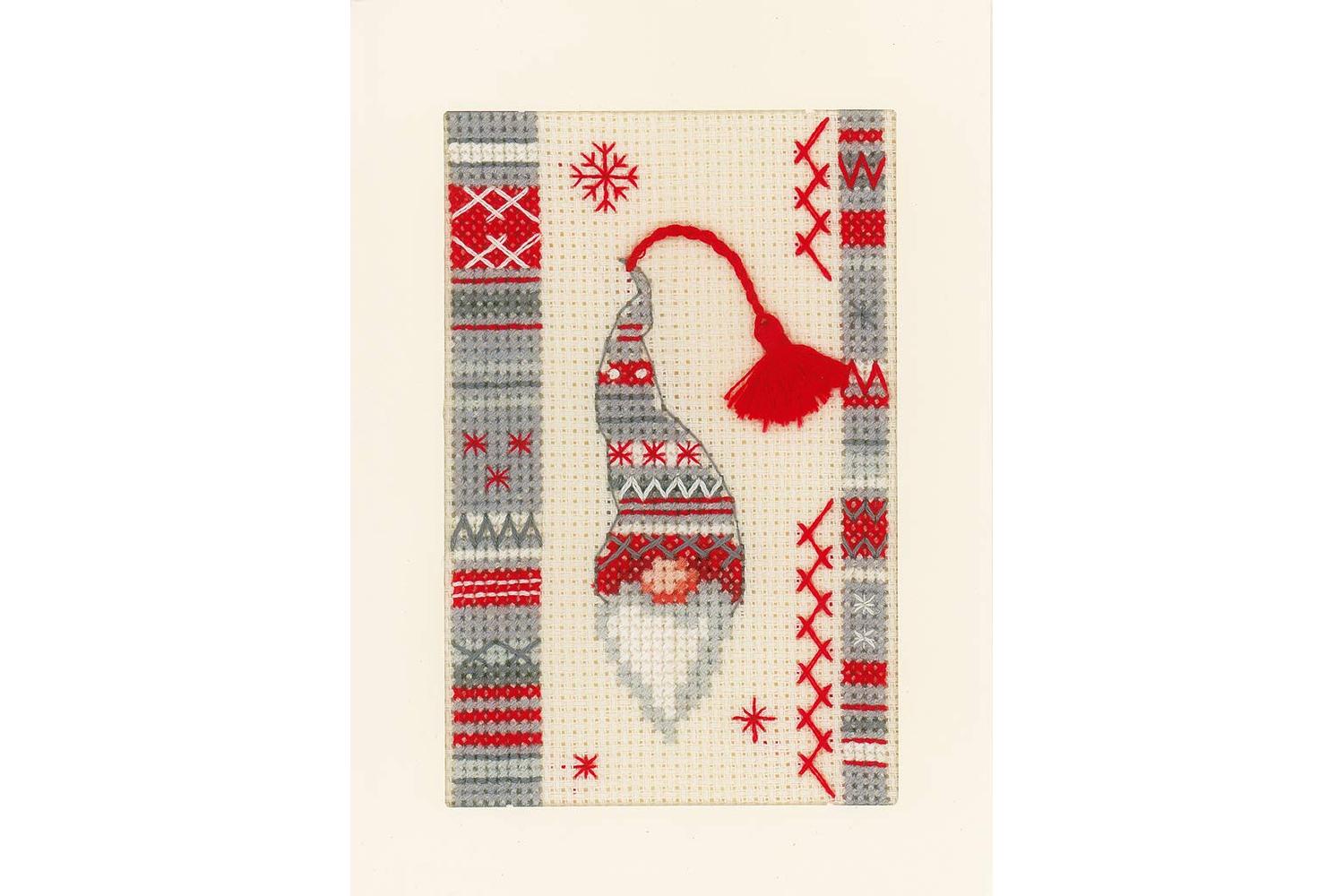 Vervaco Gro-pn-0157032 - Counted Cross Stitch Kit Cards Chri-3