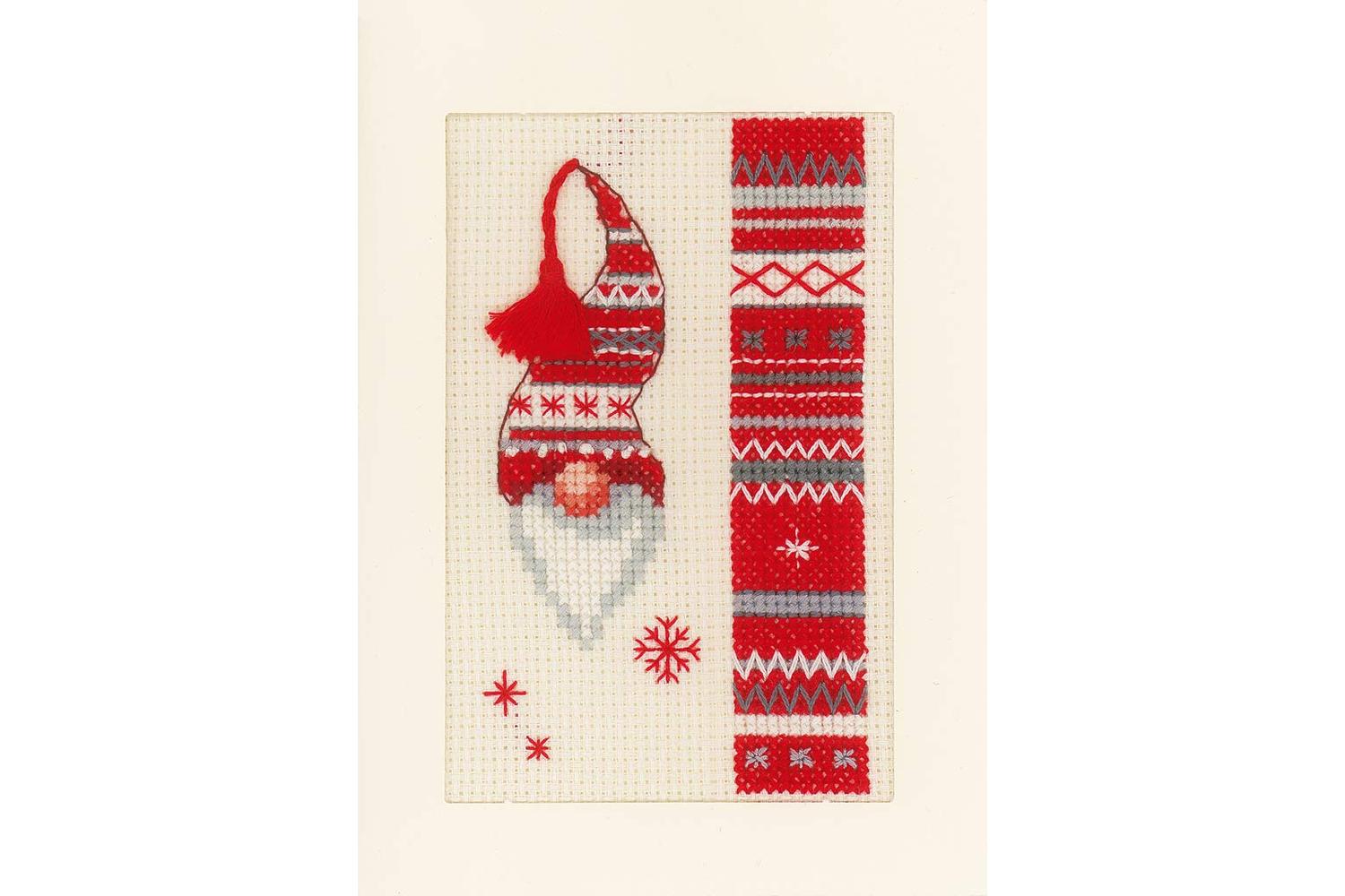Vervaco Gro-pn-0157032 - Counted Cross Stitch Kit Cards Chri-4