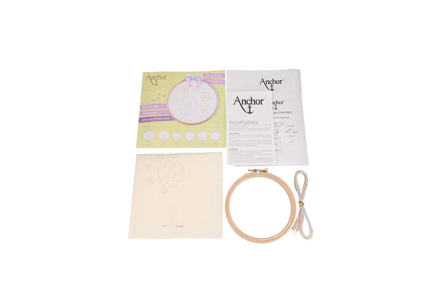 Anchor Gro-ahp106 - Floral Arrangement - Embroidery Kit With-4