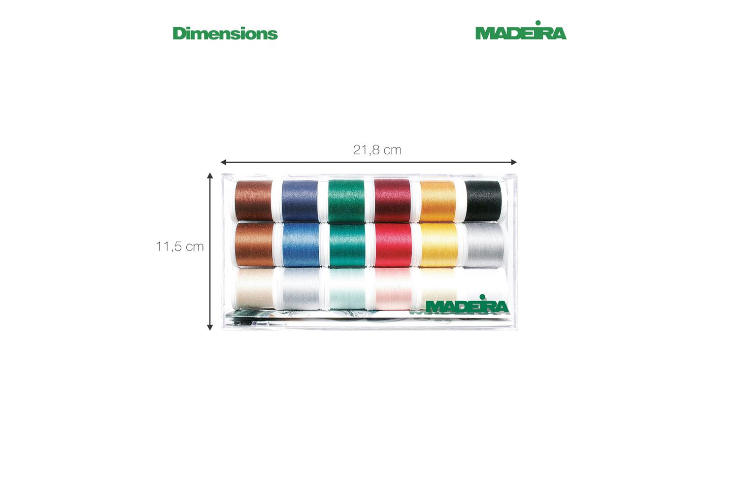 Madeira Gro-8030 - Cbox Cotona N30 - Clear Box Cotona 30 18-3