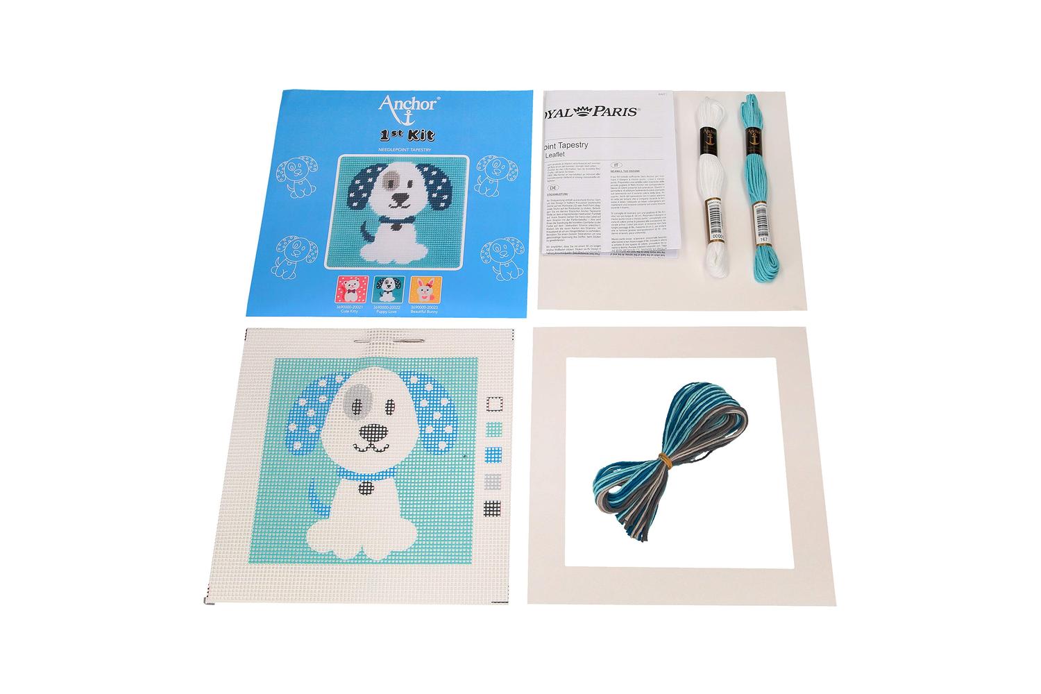 Anchor Gro-3690000\20022 - First Kit Puppy Love - Tapestry K-3