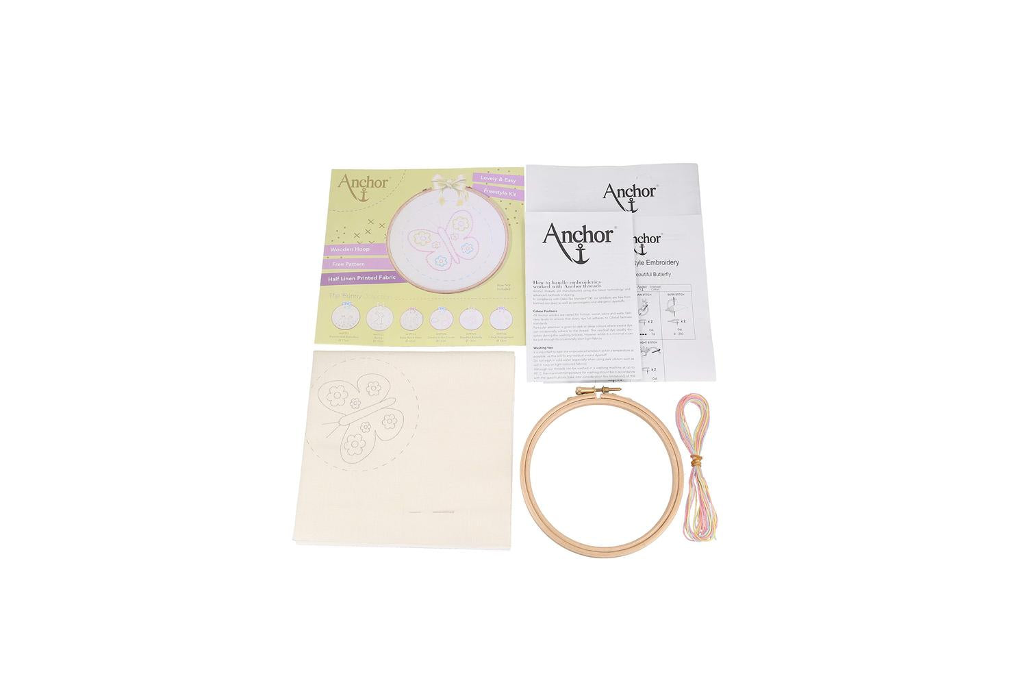 Anchor Gro-ahp105 - Beautiful Butterfly - Embroidery Kit Wit-4