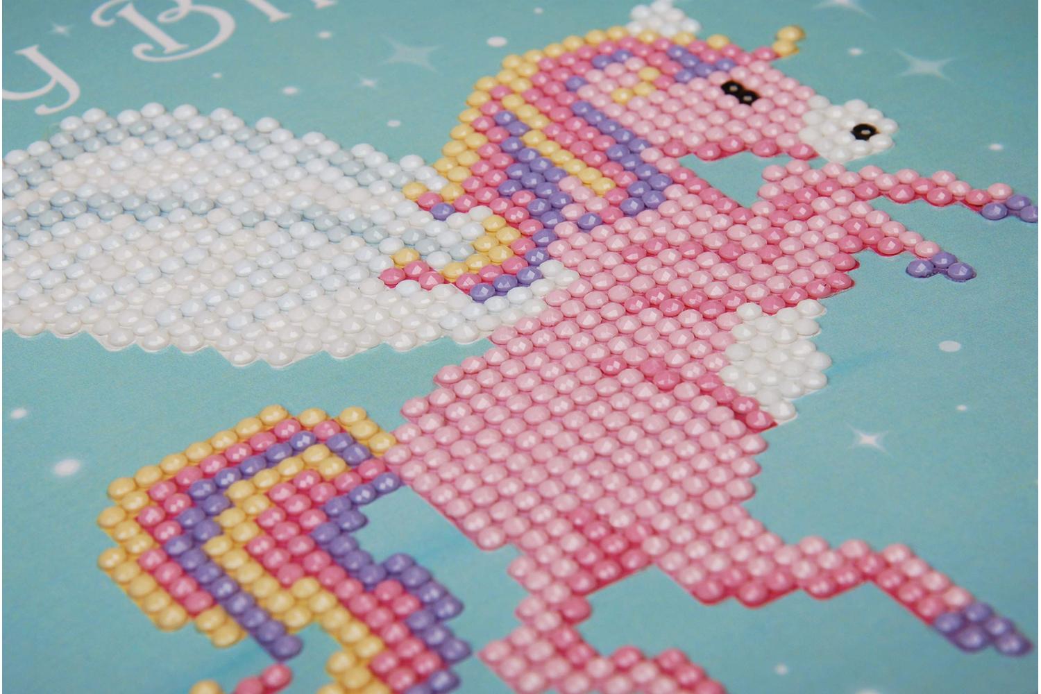 Vervaco Gro-pn-0183282 - Gcard Unicorn - Diamond Painting Gr-3