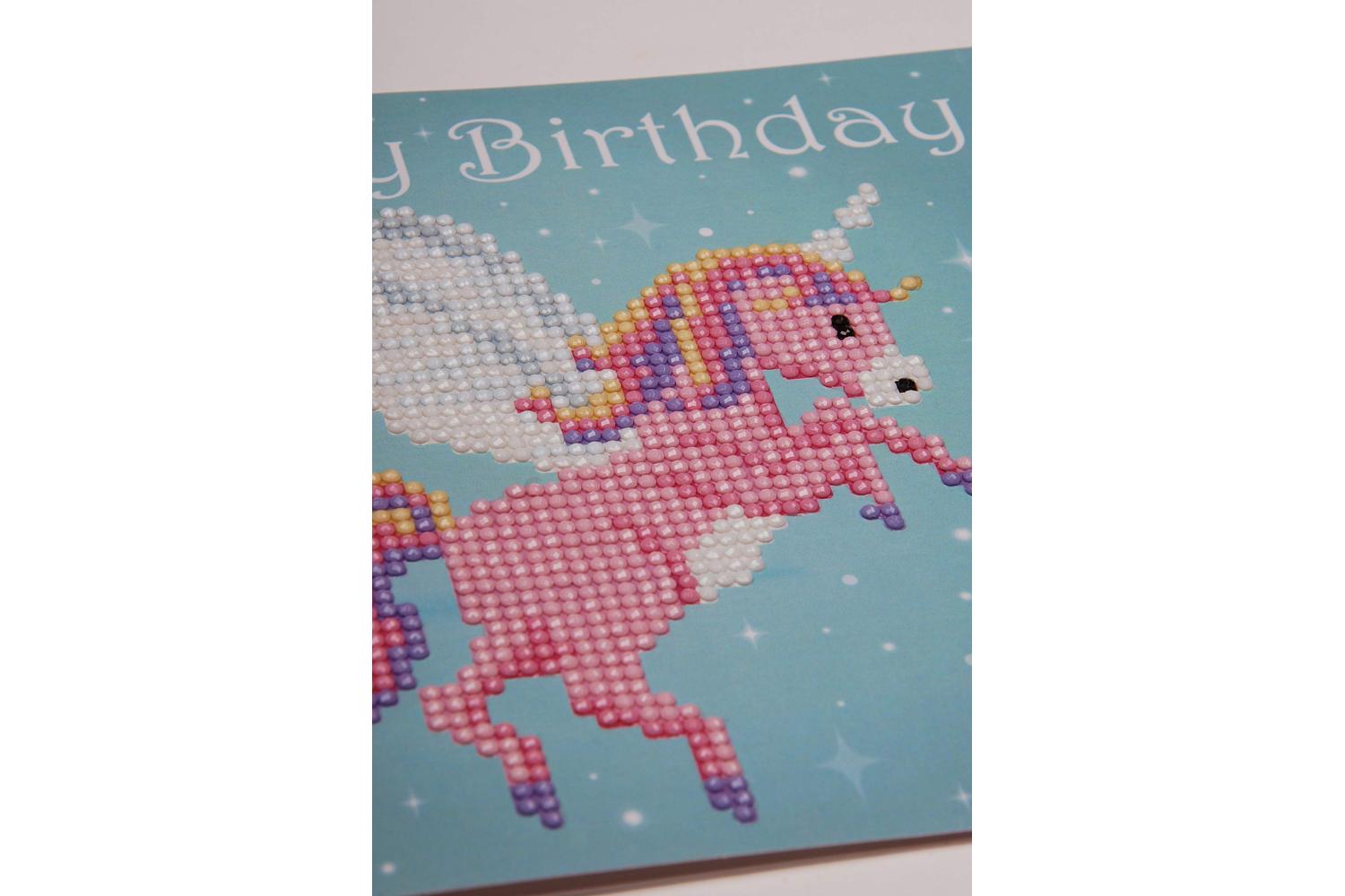 Vervaco Gro-pn-0183282 - Gcard Unicorn - Diamond Painting Gr-4