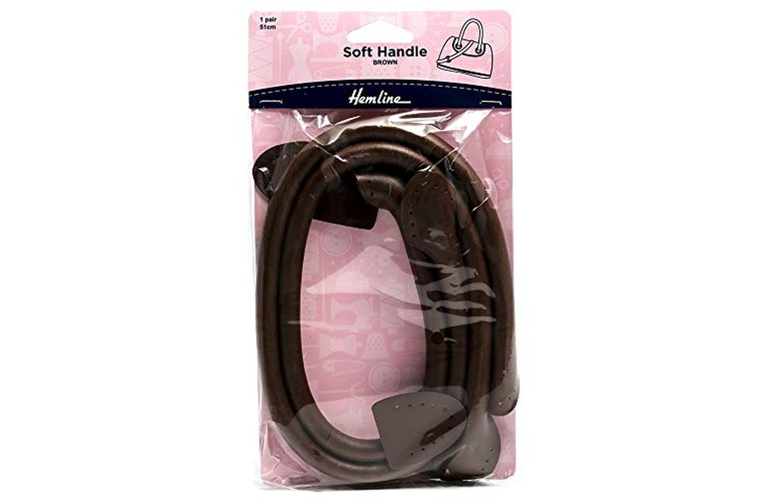 Hemline Gro-h4511.br - Hl Pair Shandle 51cm - Bag Handle Sof