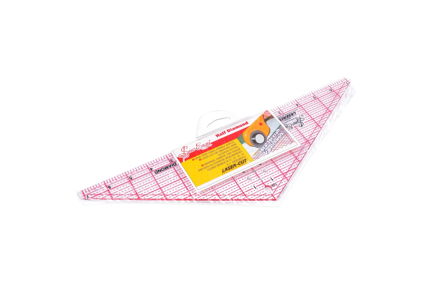 Sew Easy Gro-nl4175 - Se Half Diamond - Rule Quilting Half D-2
