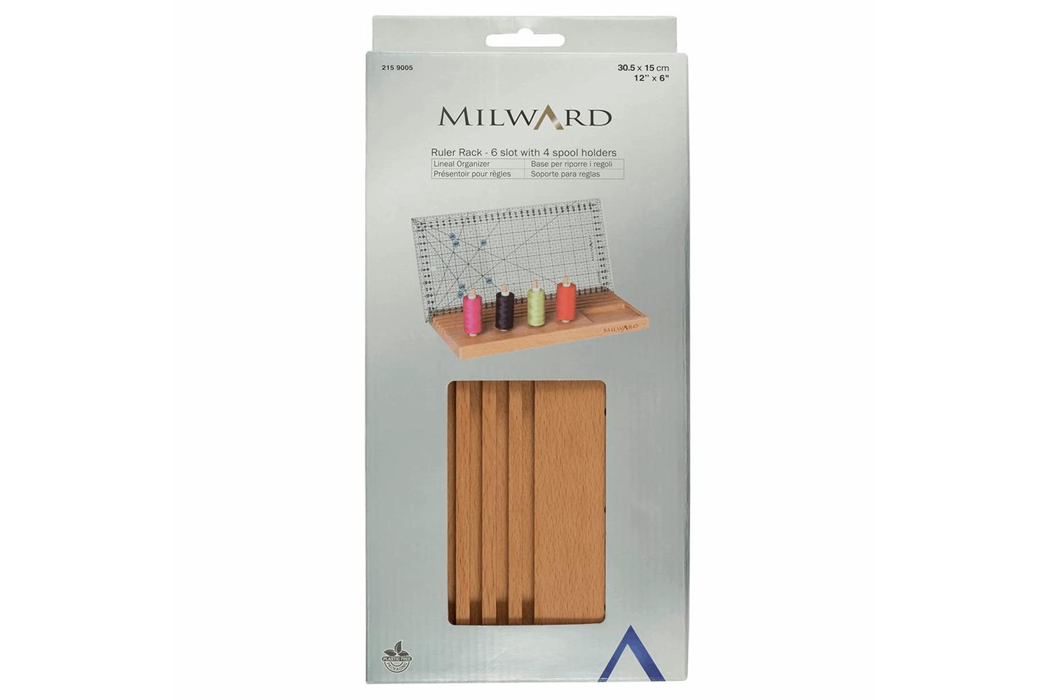 Milward Gro-2159005 - Ruler Rack - Ruler Rack With Storage B-4