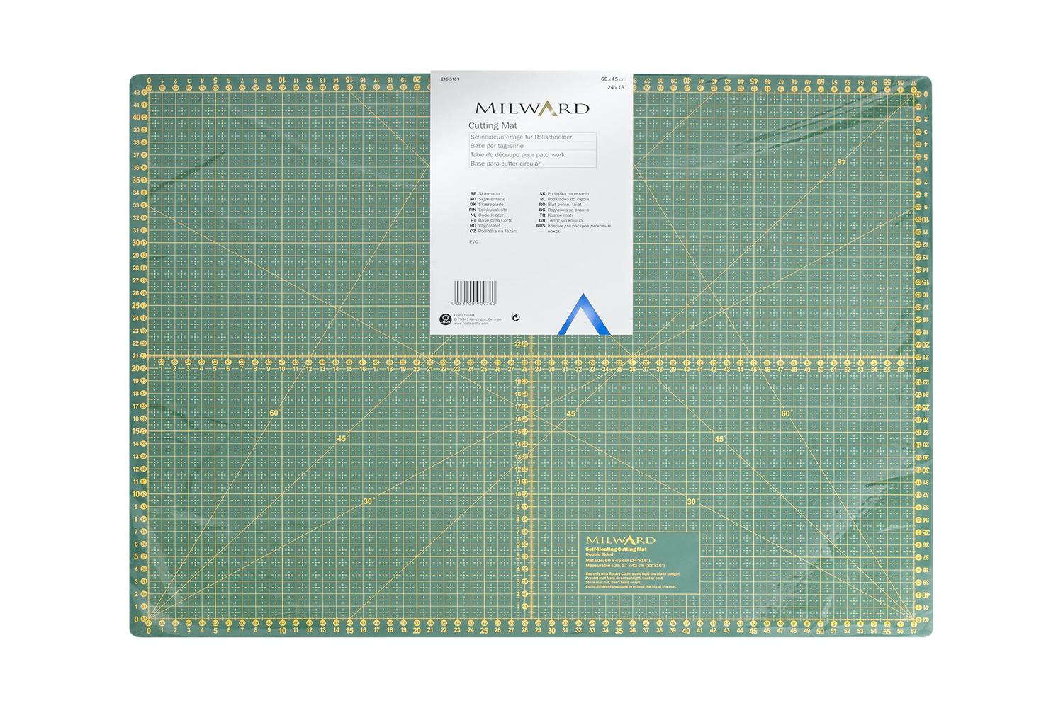 Milward Gro-2153101 - Cutting Mat Metric Imperial 60 X 45cm