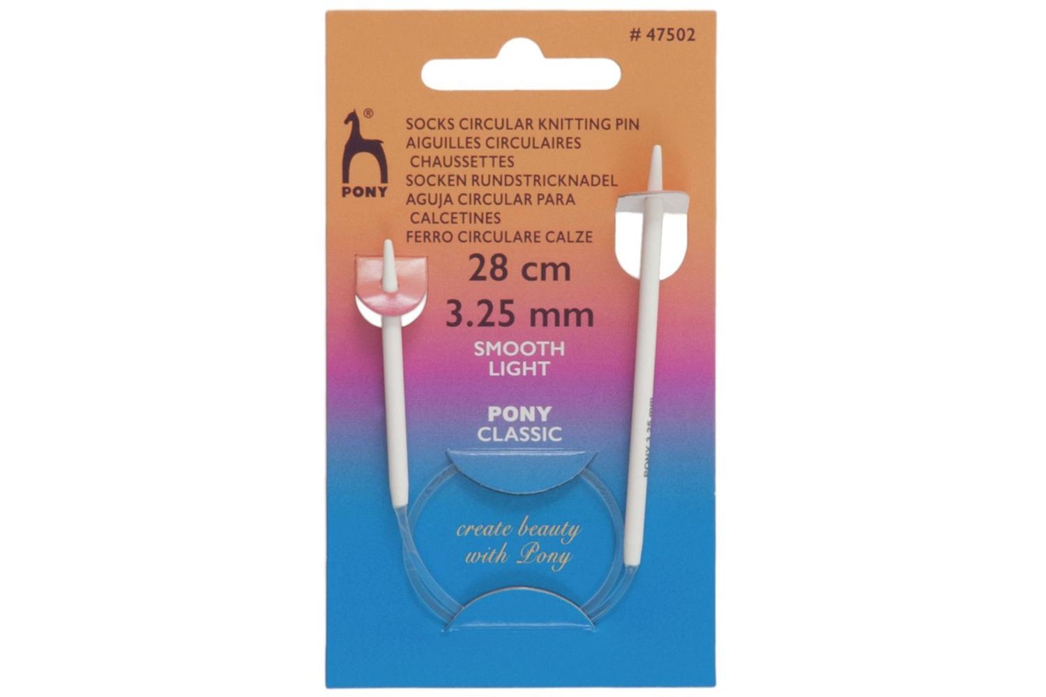 Pony Gro-p47502 - Circ Kp 28cmx325 - Knitting Pins Circular