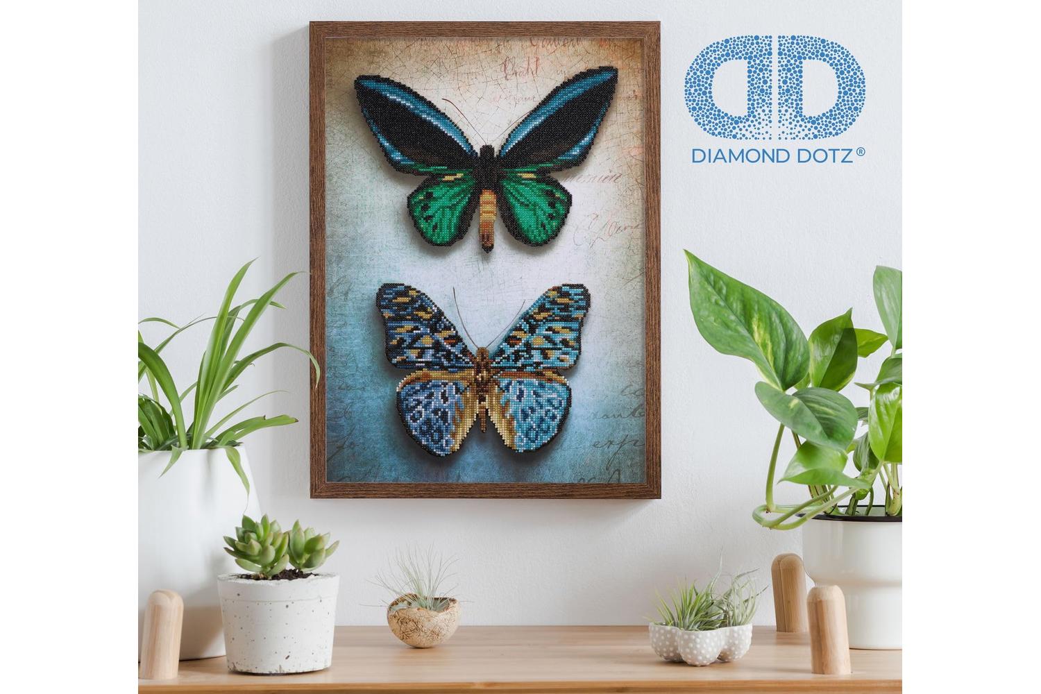 Diamond Dotz Gro-dd9.064 - Antique Butterflies - Diamond Pai-3