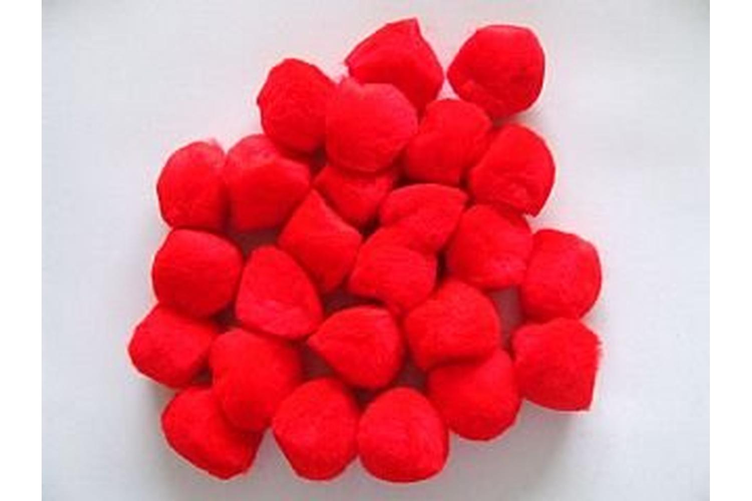 Trimits Gro-pp5r - Pom-poms 2in Pk25 - Pom Poms 5cm Red Pack-2
