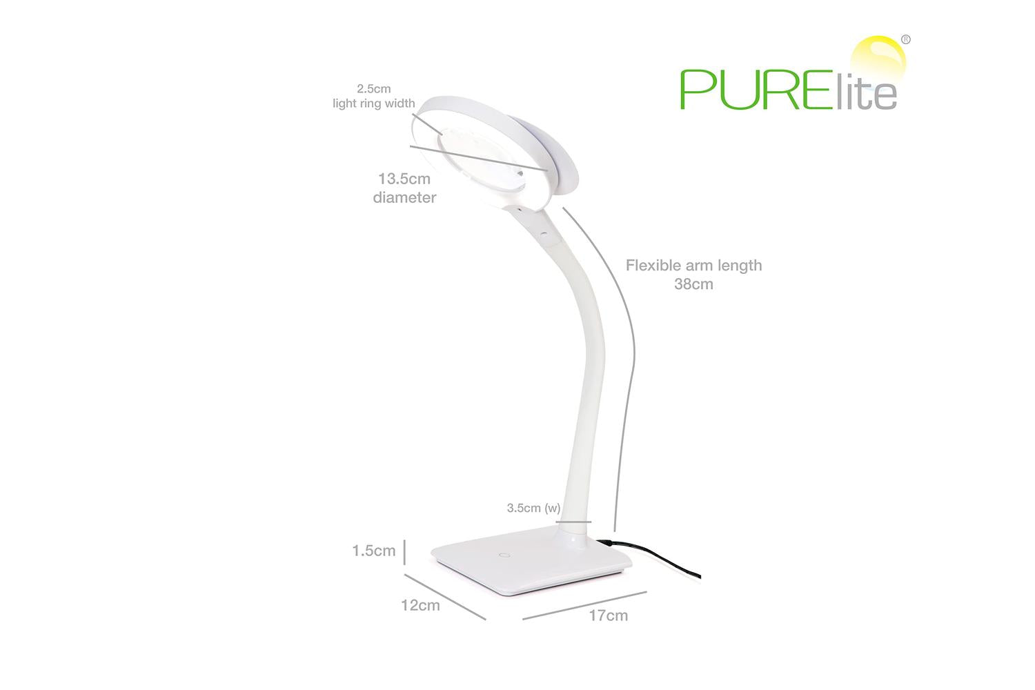 Purelite Gro-cfpl8289 - Table Magnifier Lamp - Magnifying La-4