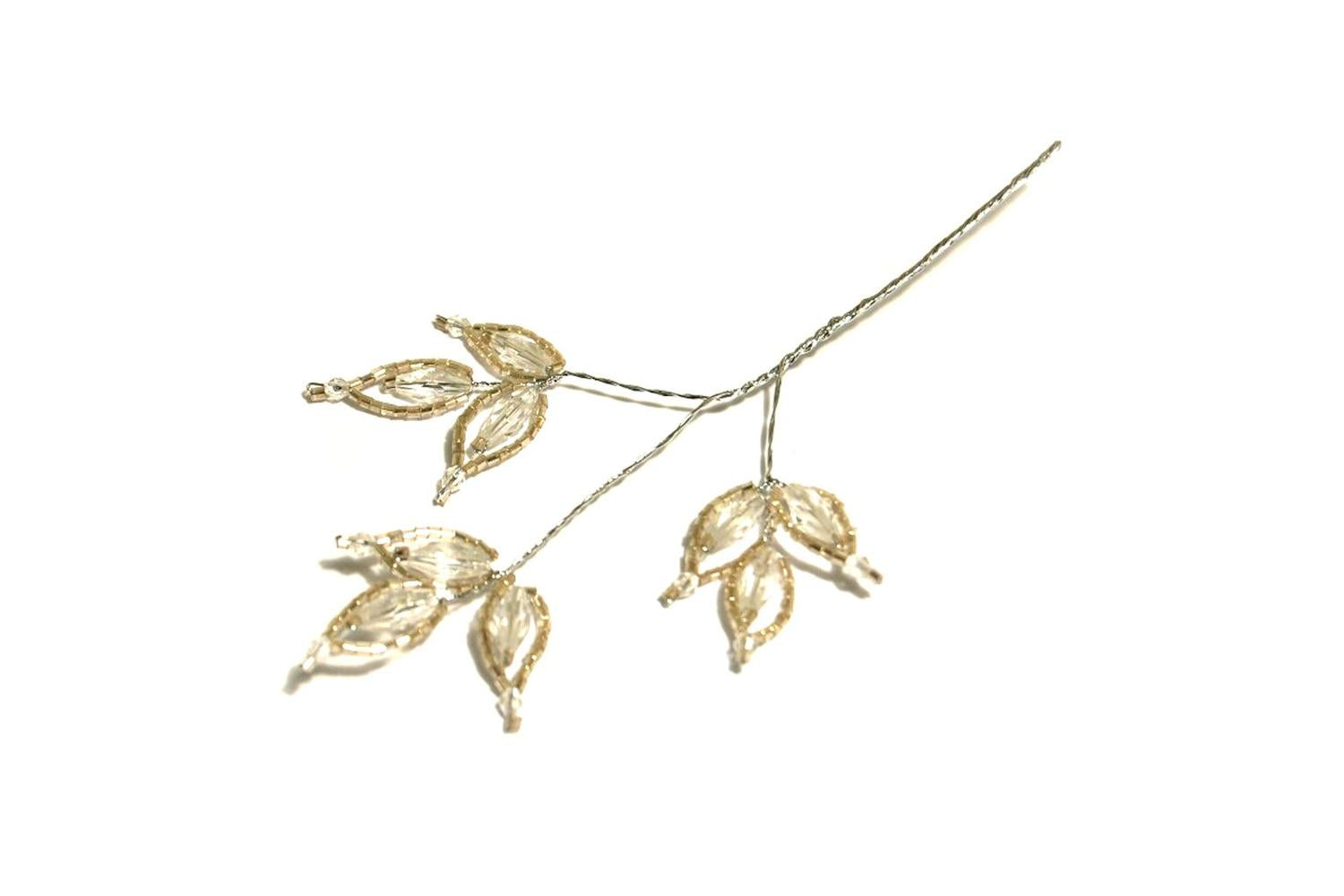 Occasions Gro-b2075cl - Pick Bead Flower 10cm Pack Of 3 Clea