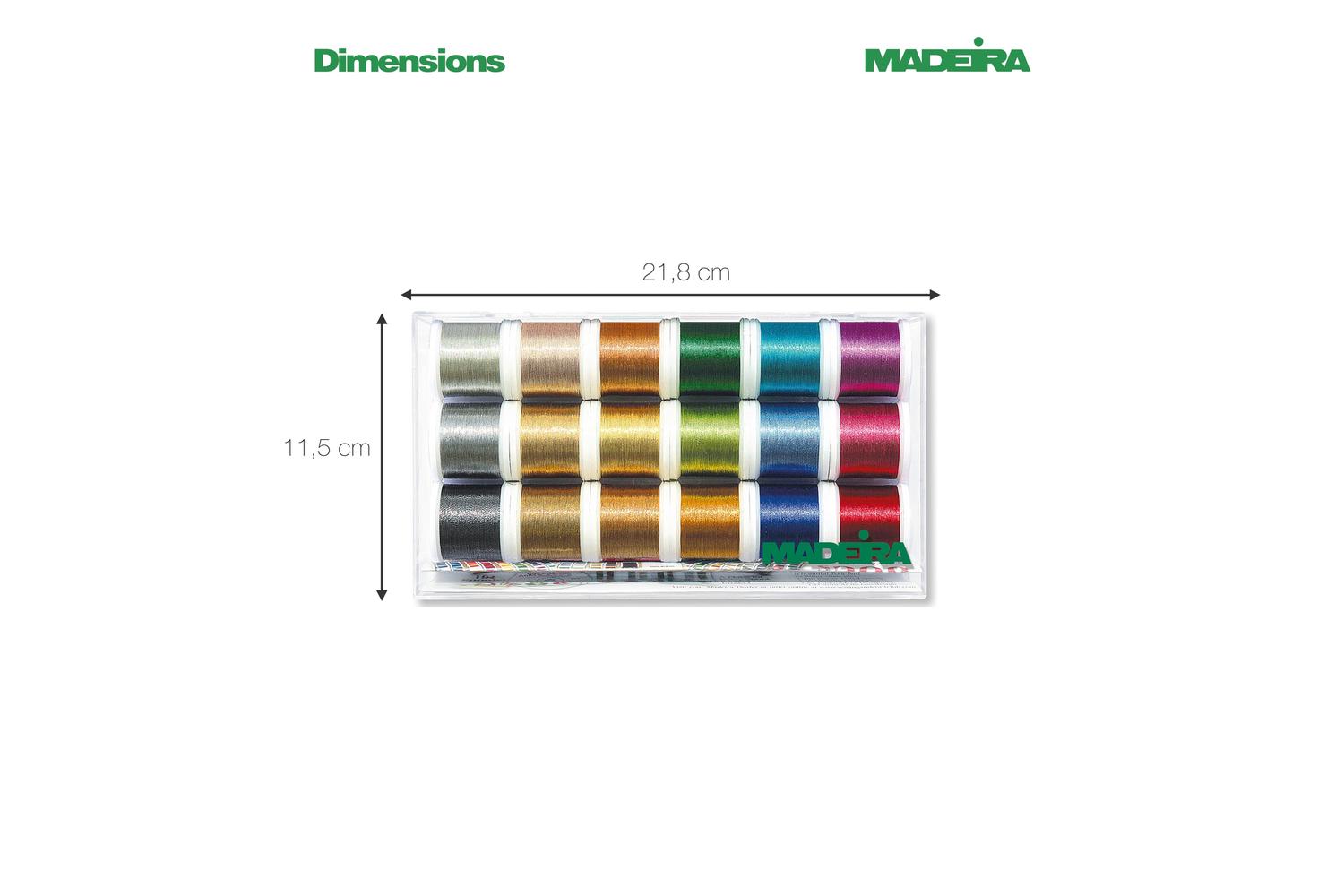 Madeira Gro-8021 - Cbox Smooth Mtlc - Clear Box Metallic Smo-3