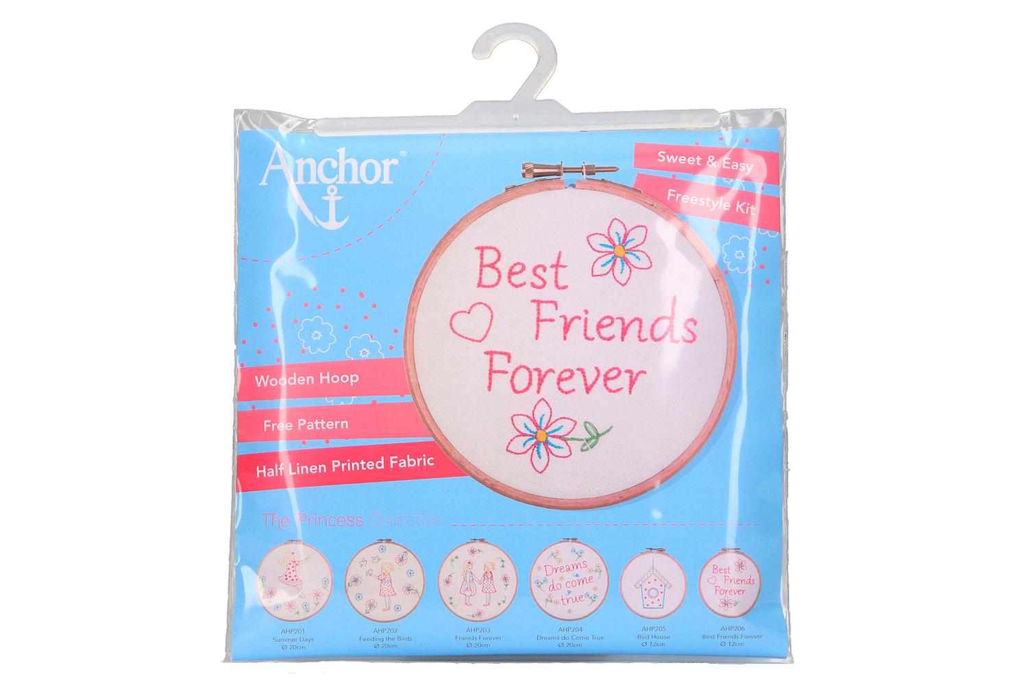 Anchor Gro-ahp206 - Best Friends Forever - Embroidery Kit Wi-2