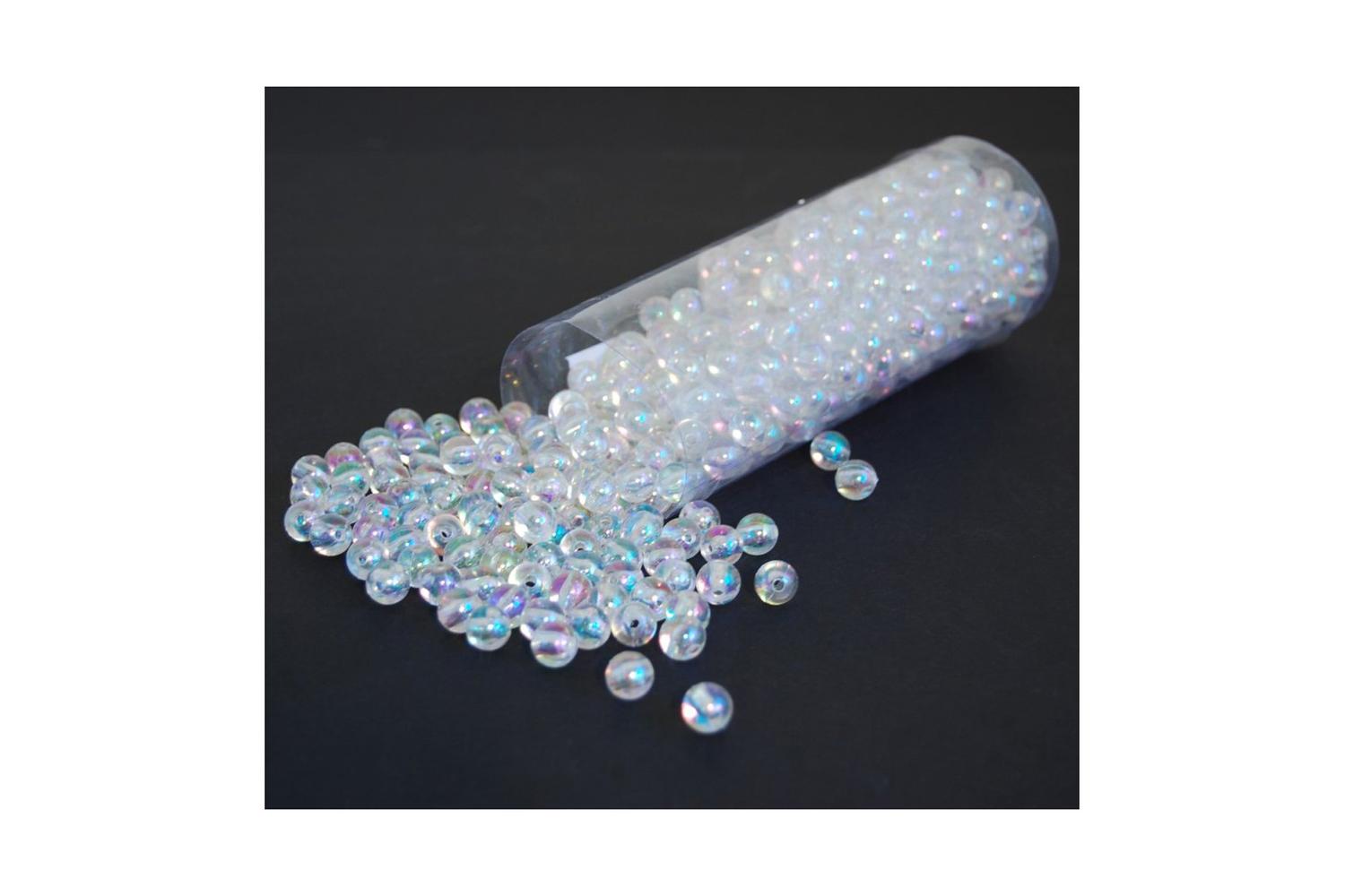 Occasions Gro-b2131ir - Loose Bead Tube 10mm Approx 450 Irid