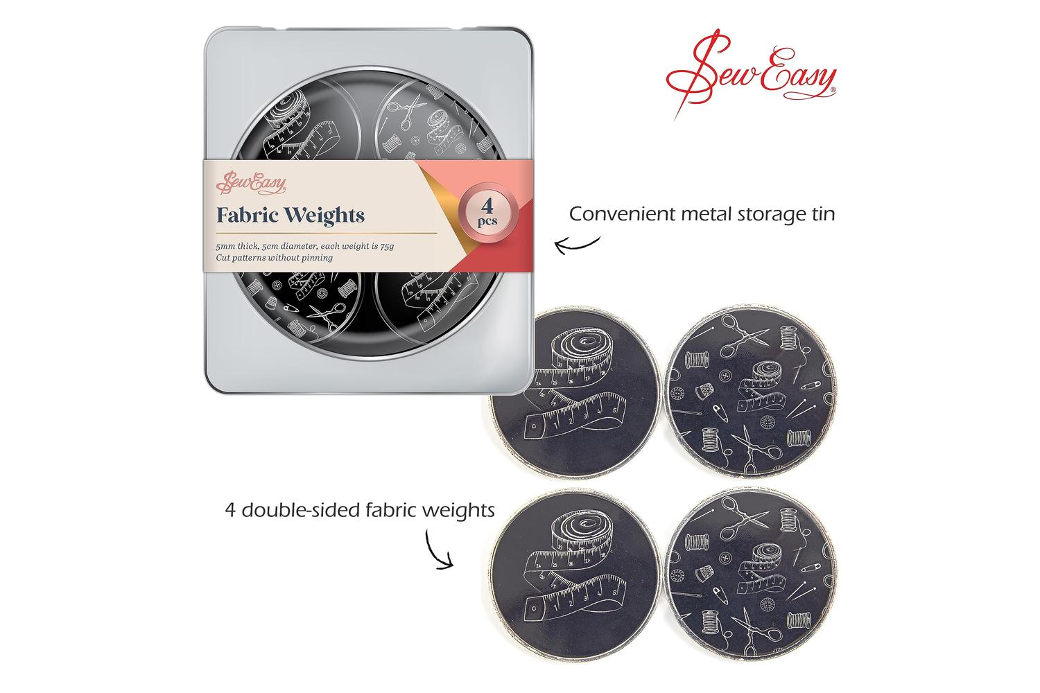 Sew Easy Gro-er907.4.2 - Fweight Pk4 Notions - Fabric Weight-2