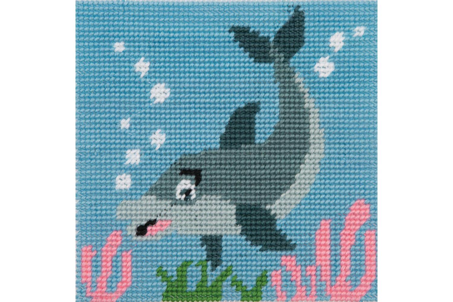 Anchor Gro-3690000\20026 - First Kit Dolphin Wave - Tapestry