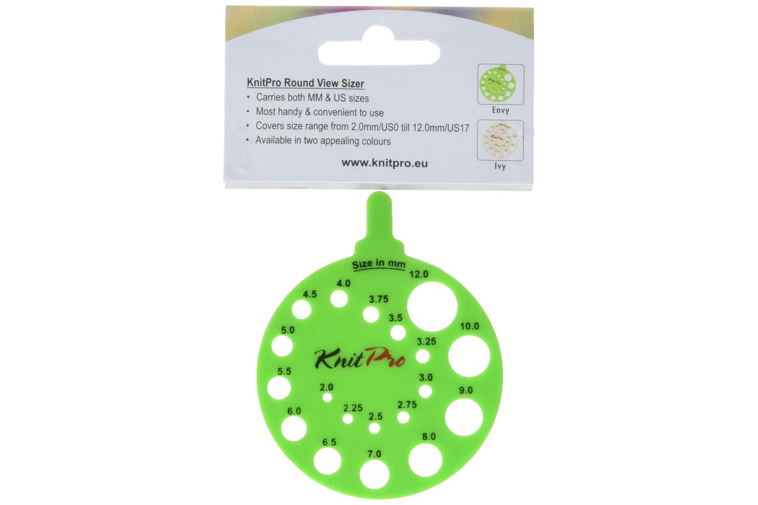 Knitpro Gro-kp10992 - Ndl Sizer Round Envy - Round Needle Si-3