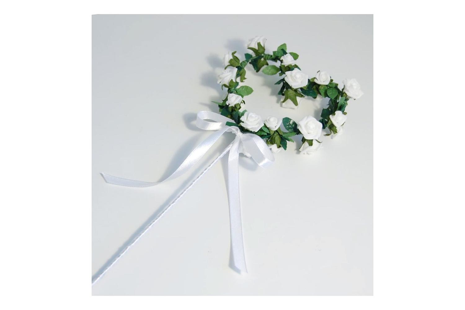 Occasions Gro-b2000wh - Wand Rose Polyfoam 43cm X 13cm White