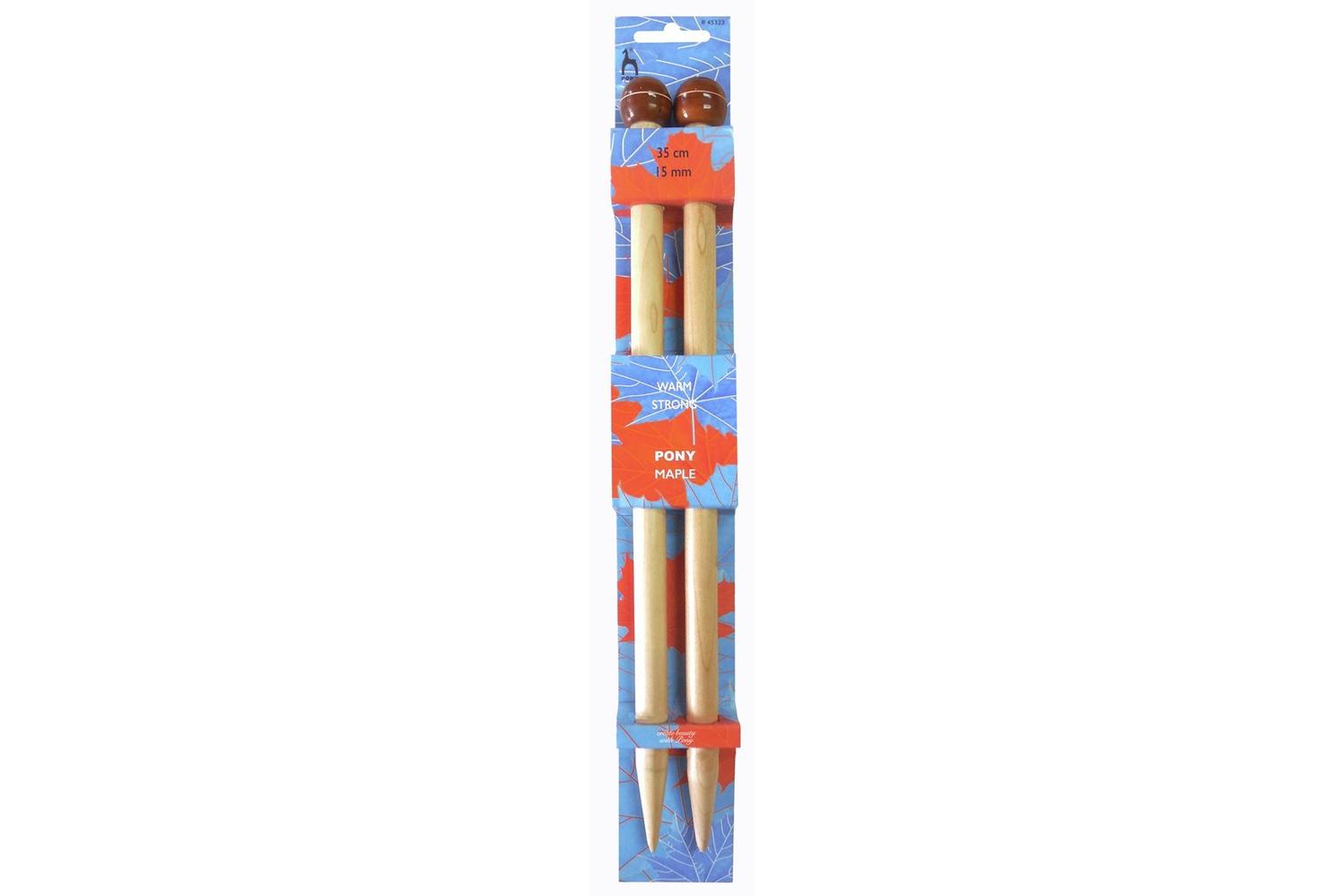 Pony Gro-p45323 - Maple Kp 35cmx1500 - Knitting Pins Single-