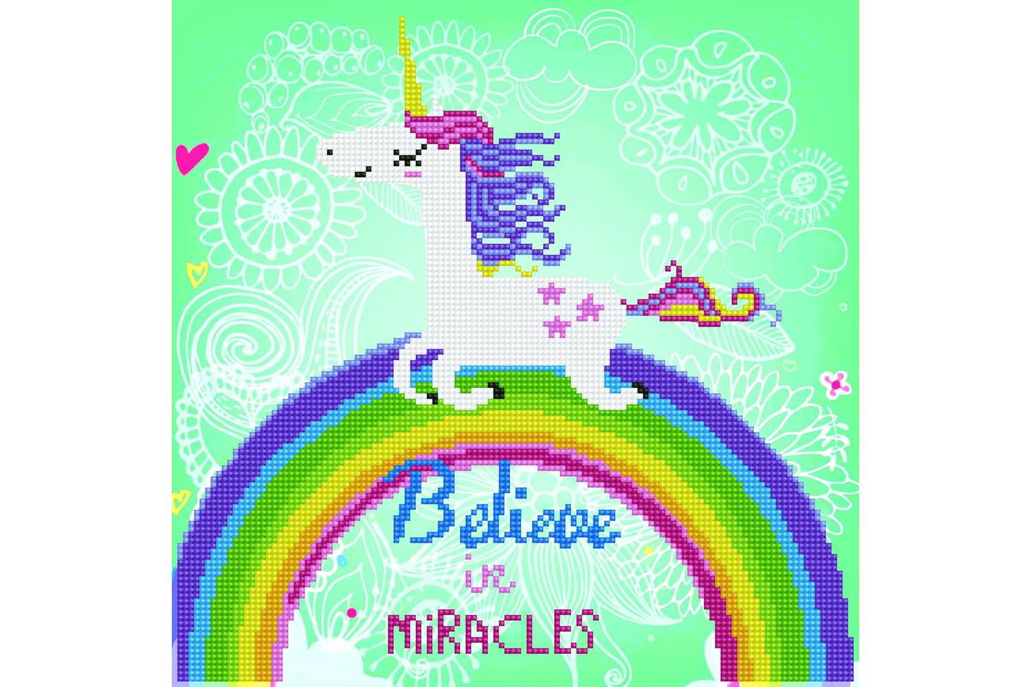 Diamond Dotz Gro-dd7.015 - Believe In Miracles - Diamond Pai