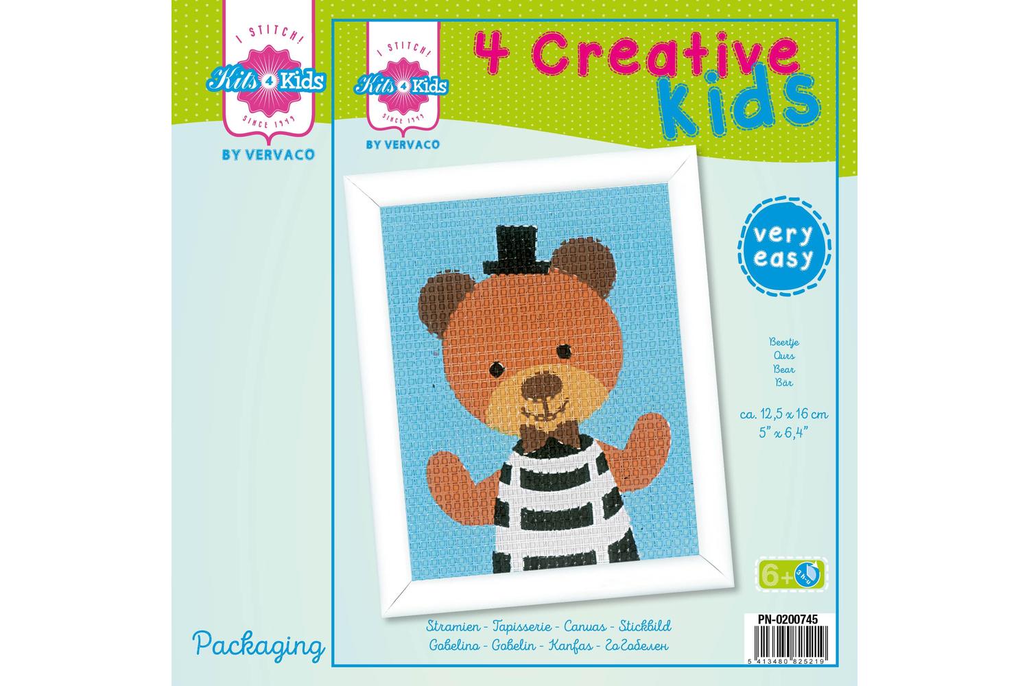 Vervaco Gro-pn-0200745 - Tkit Bear - Tapestry Kit Bear - Ver-3