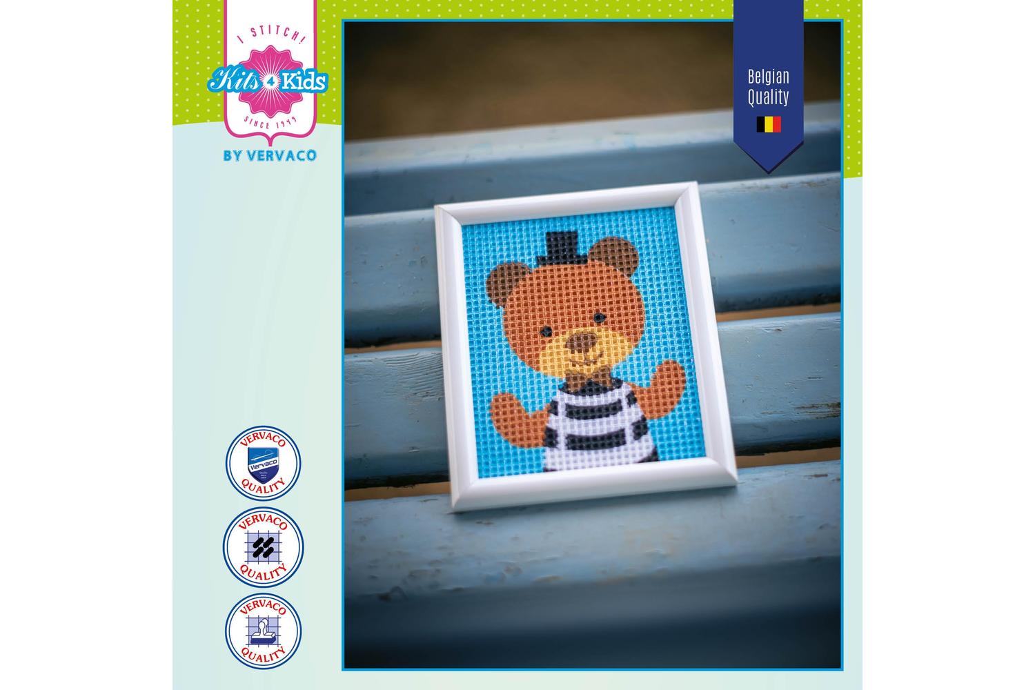 Vervaco Gro-pn-0200745 - Tkit Bear - Tapestry Kit Bear - Ver-4