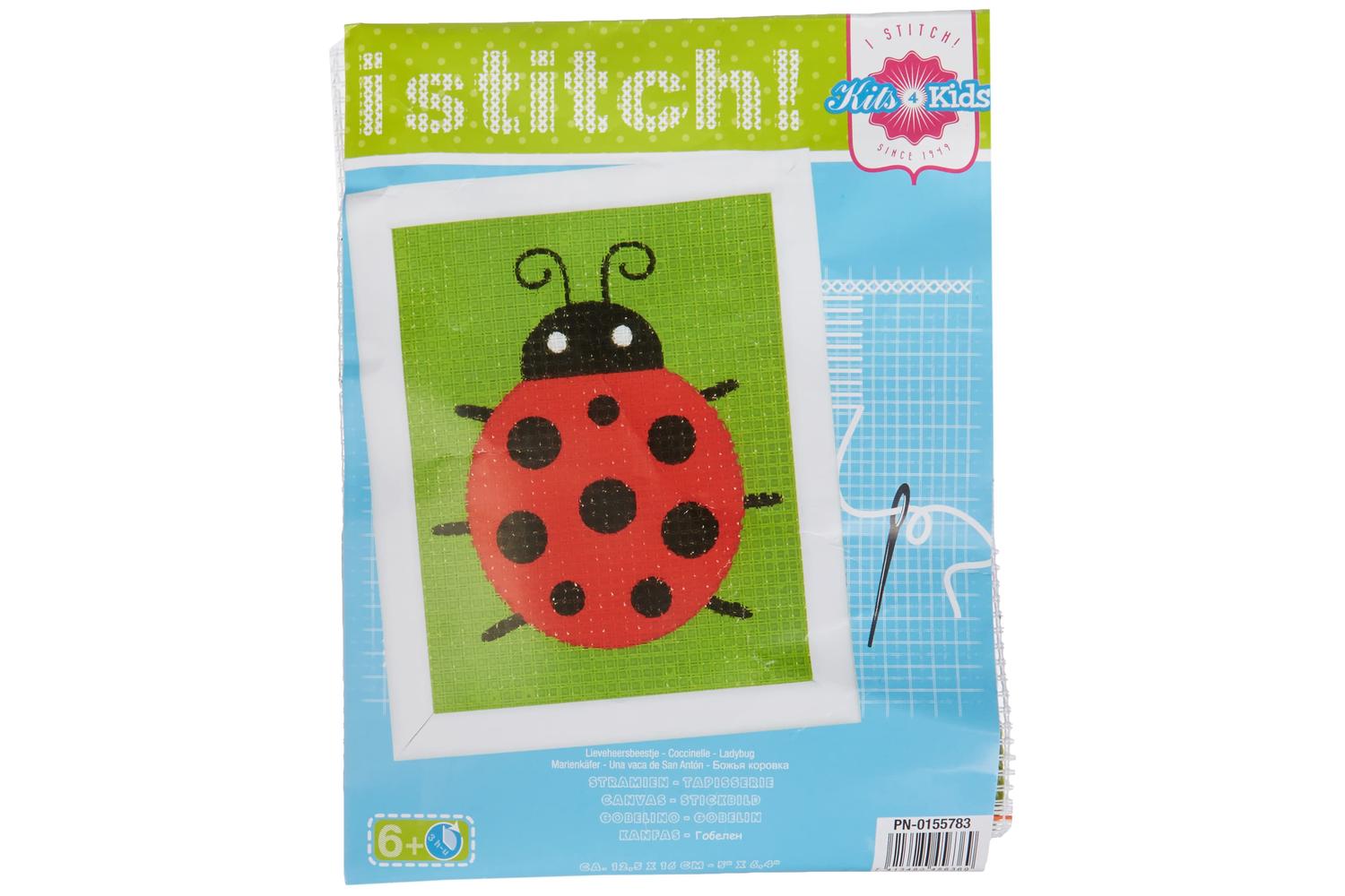 Vervaco Gro-pn-0155783 - Tkit Ladybug - Long Stitch Kit Lady