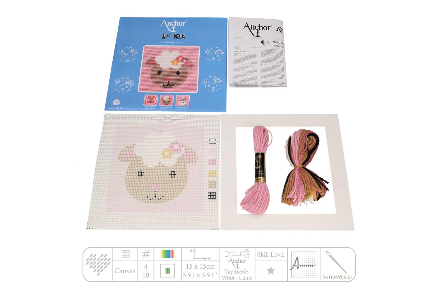 Anchor Gro-3690000\20028 - First Kit Ssheep - Tapestry Kit 1-3