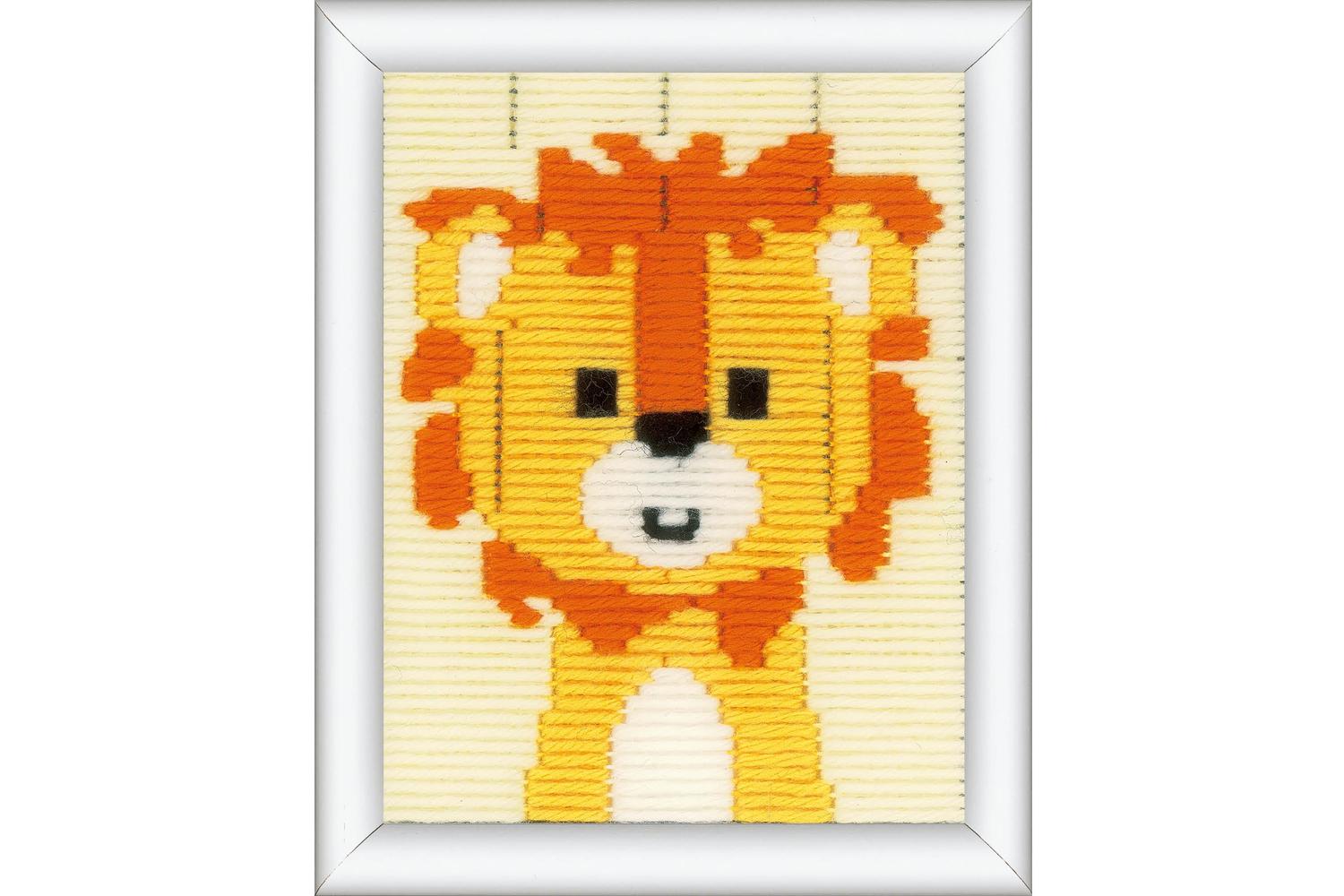 Vervaco Gro-pn-0199392 - Ls Cheeky Lion - Long Stitch Kit Ch