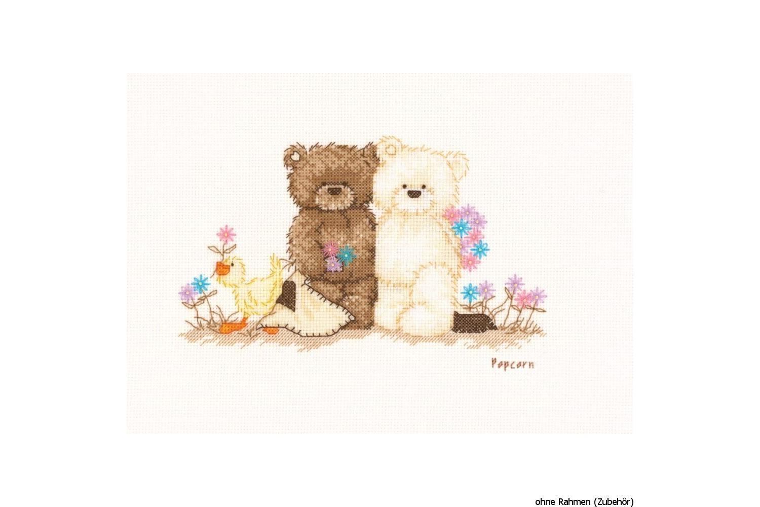 Vervaco Gro-pn-0011217 - Popcorn Friends - Counted Cross Sti