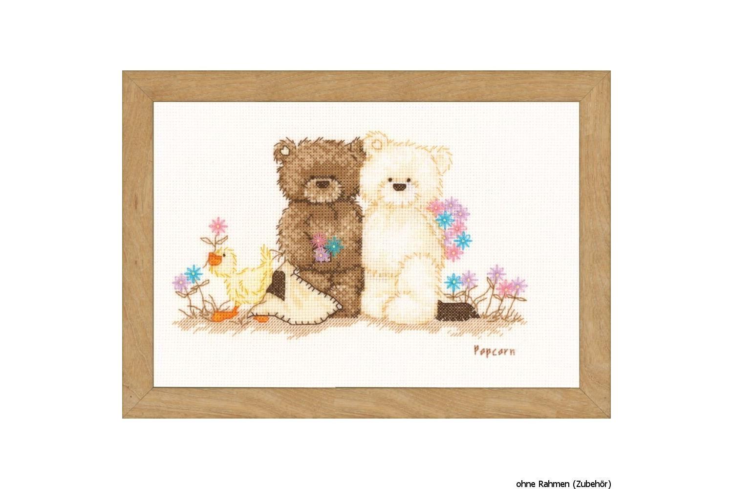 Vervaco Gro-pn-0011217 - Popcorn Friends - Counted Cross Sti-2