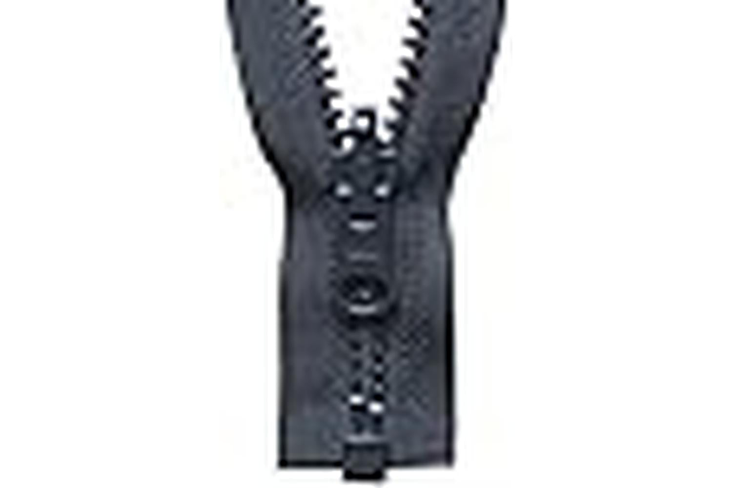 Ykk Gro-y176\560 - Flip Over Zip 76cm - Vislon Flip Over Zip-2