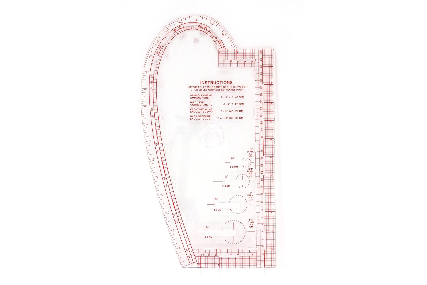 Sew Easy Gro-nl4196 - Se Curved Ruler - Rule Curved 13875 X-2