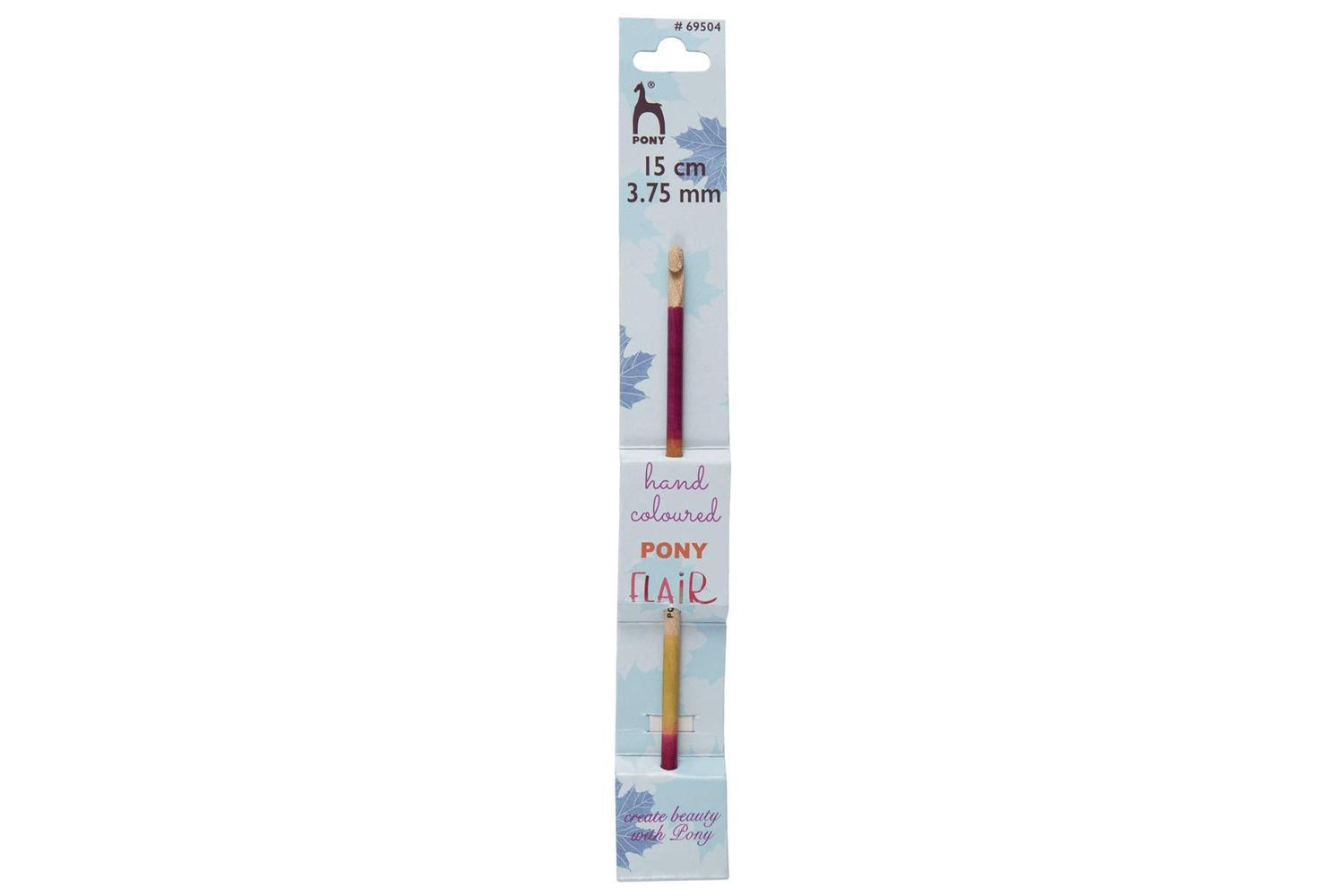 Pony Gro-p69504 - Flr Chk 375mm - Crochet Hook Flair Hand Pa
