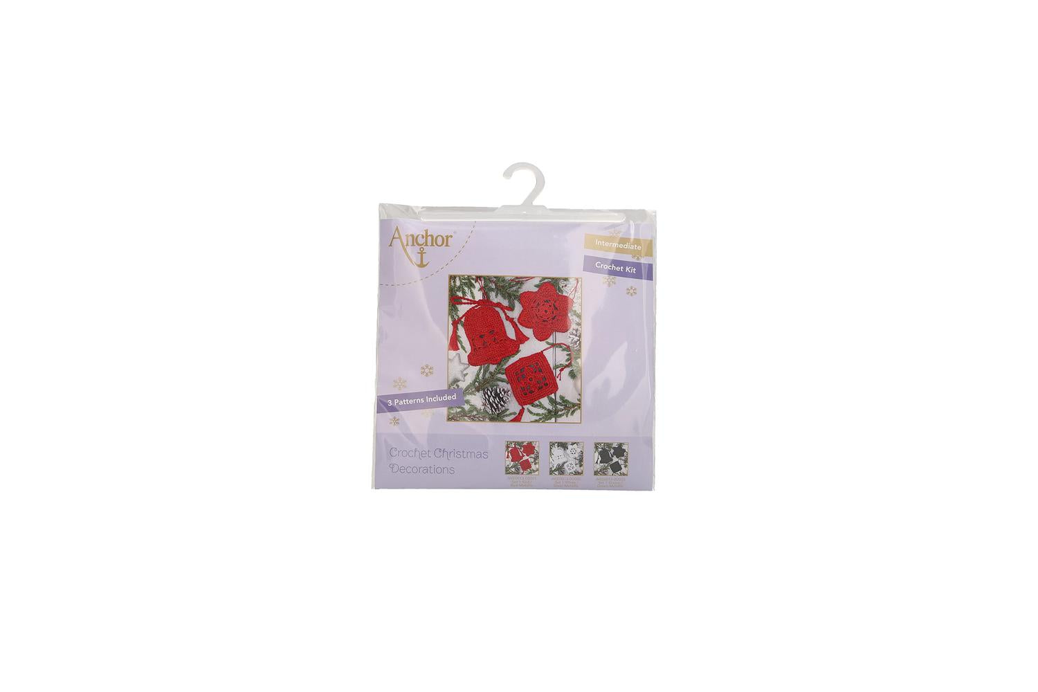 Anchor Gro-ake0013\0001 - Xmas Dec Kit 1 Red - Crochet Kit C