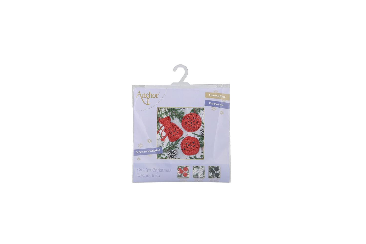Anchor Gro-ake0014\0001 - Xmas Dec Kit 2 Red - Crochet Kit C
