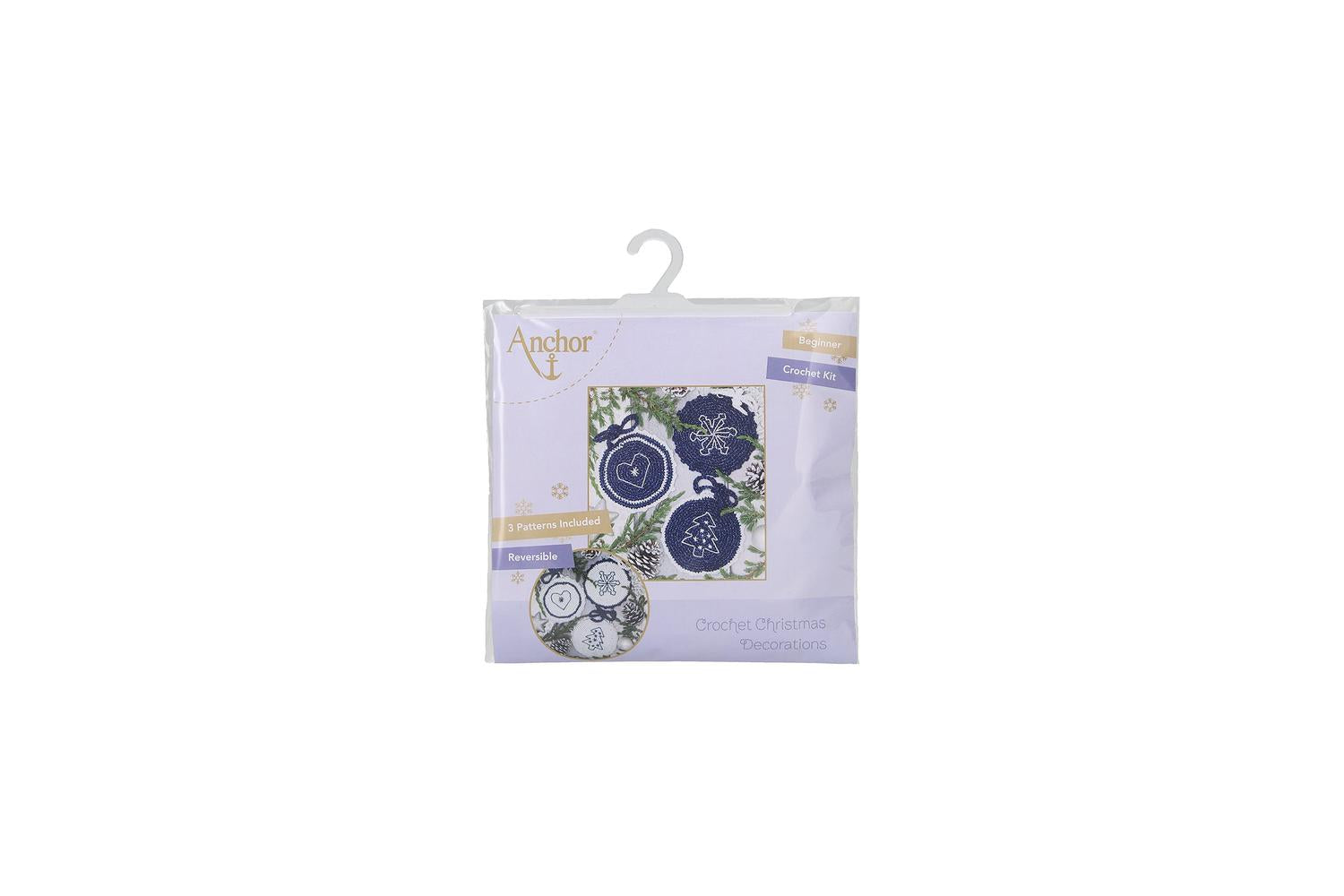 Anchor Gro-ake0012\0002 - Circle Xmas Dec Blue - Crochet Kit