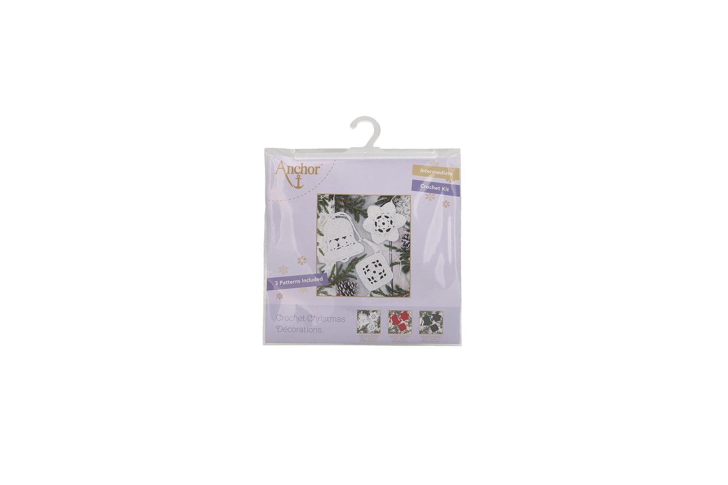 Anchor Gro-ake0013\0002 - Xmas Dec Kit 1 White - Crochet Kit