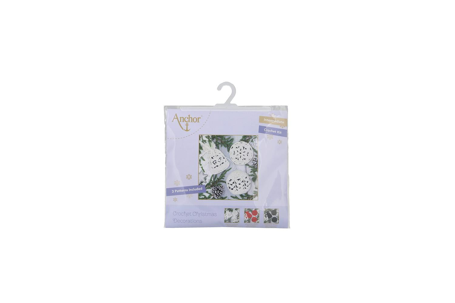 Anchor Gro-ake0014\0002 - Xmas Dec Kit 2 White - Crochet Kit