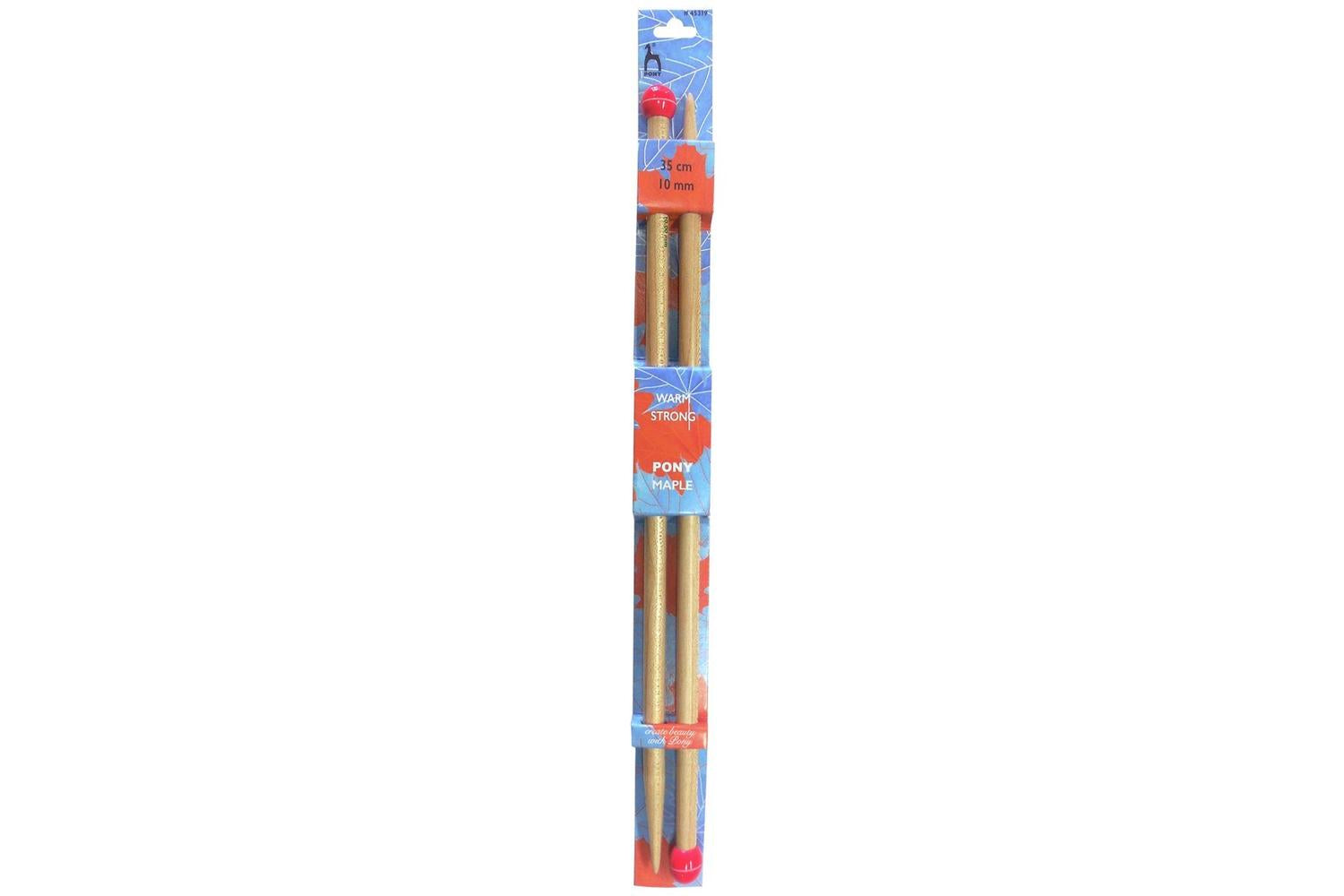 Pony Gro-p45319 - Maple Kp 35cmx1000 - Knitting Pins Single-