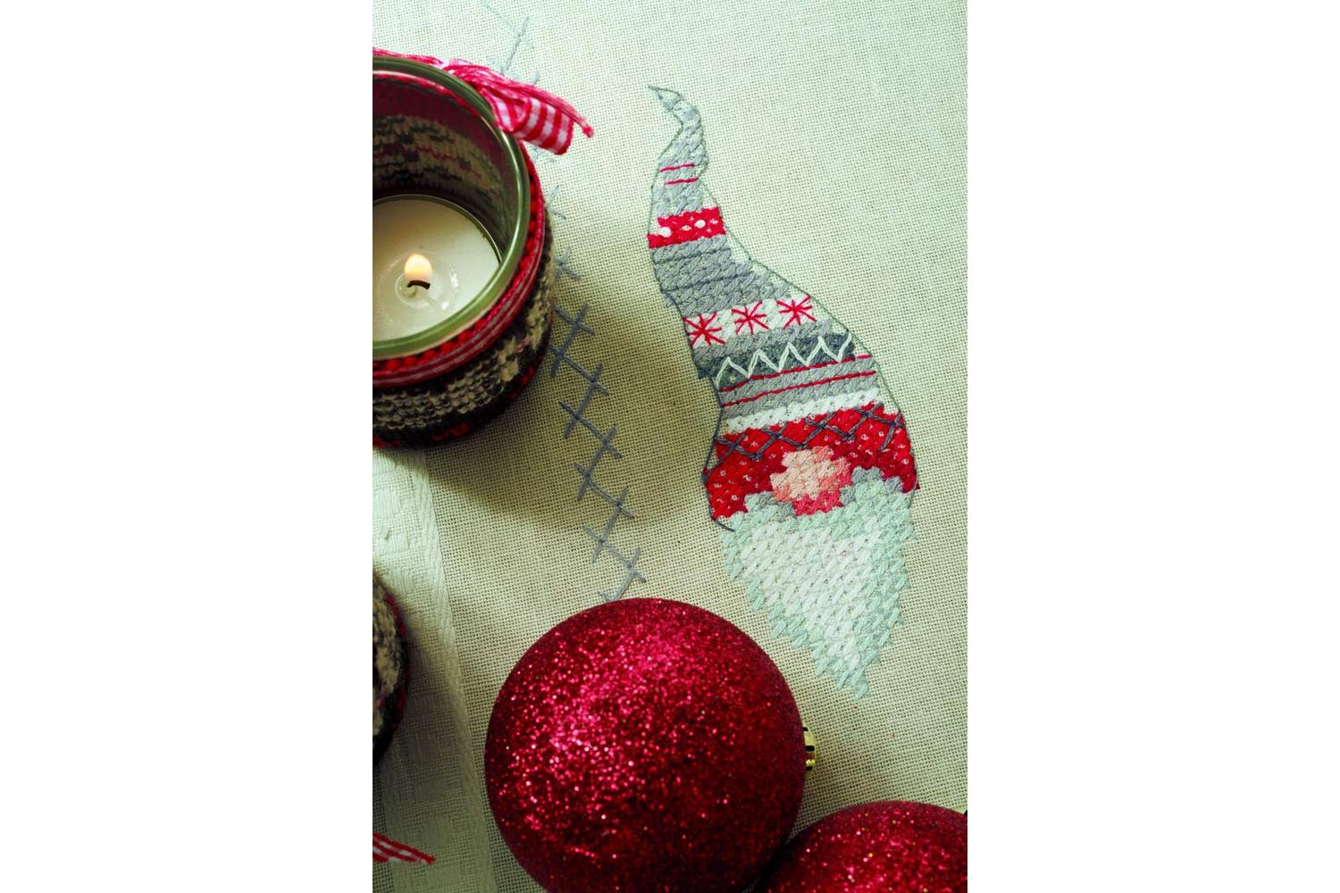 Vervaco Gro-pn-0155966 - Emb Trun Xmas Gnomes - Embroidery K-2