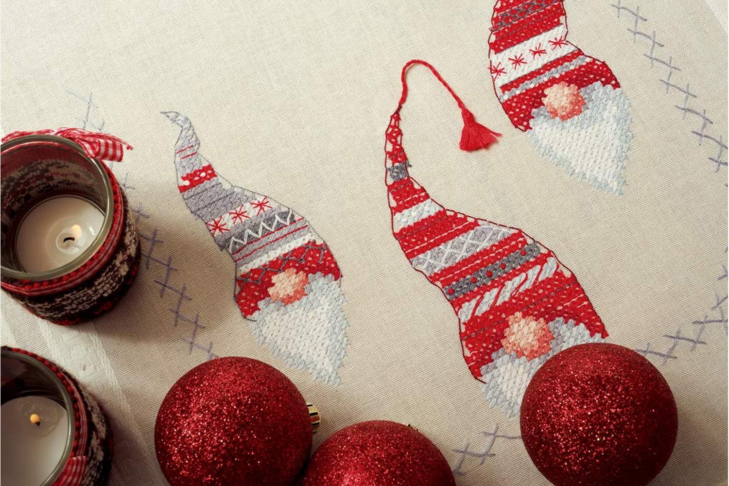 Vervaco Gro-pn-0155966 - Emb Trun Xmas Gnomes - Embroidery K-4