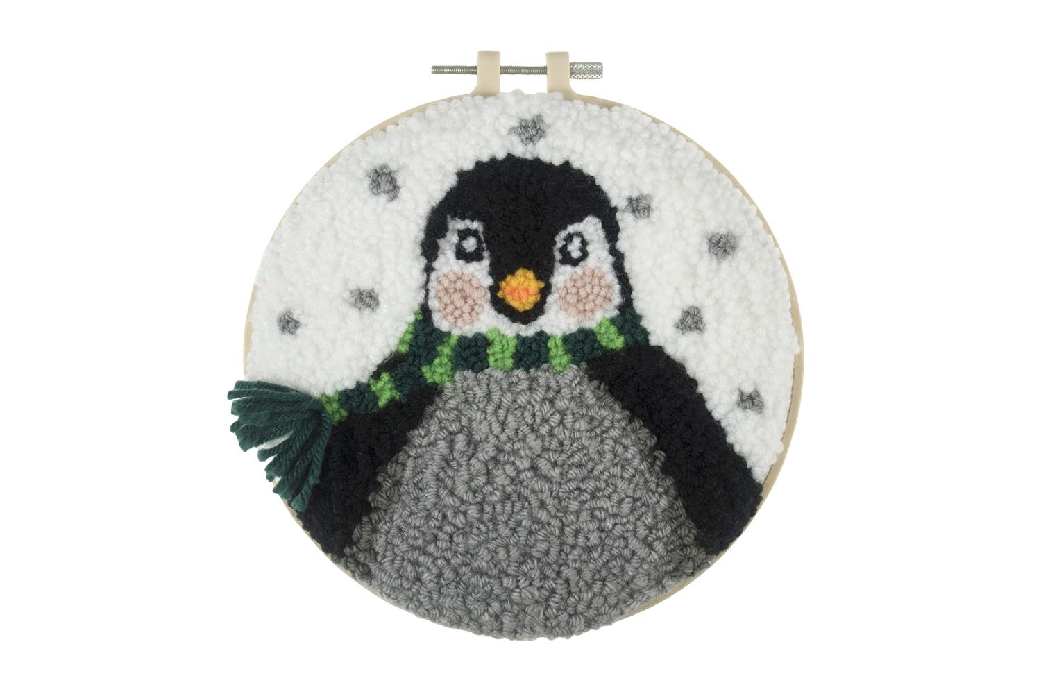 Trimits Gro-gck159 - Pneedle Penguin - Punch Needle Kit Yarn