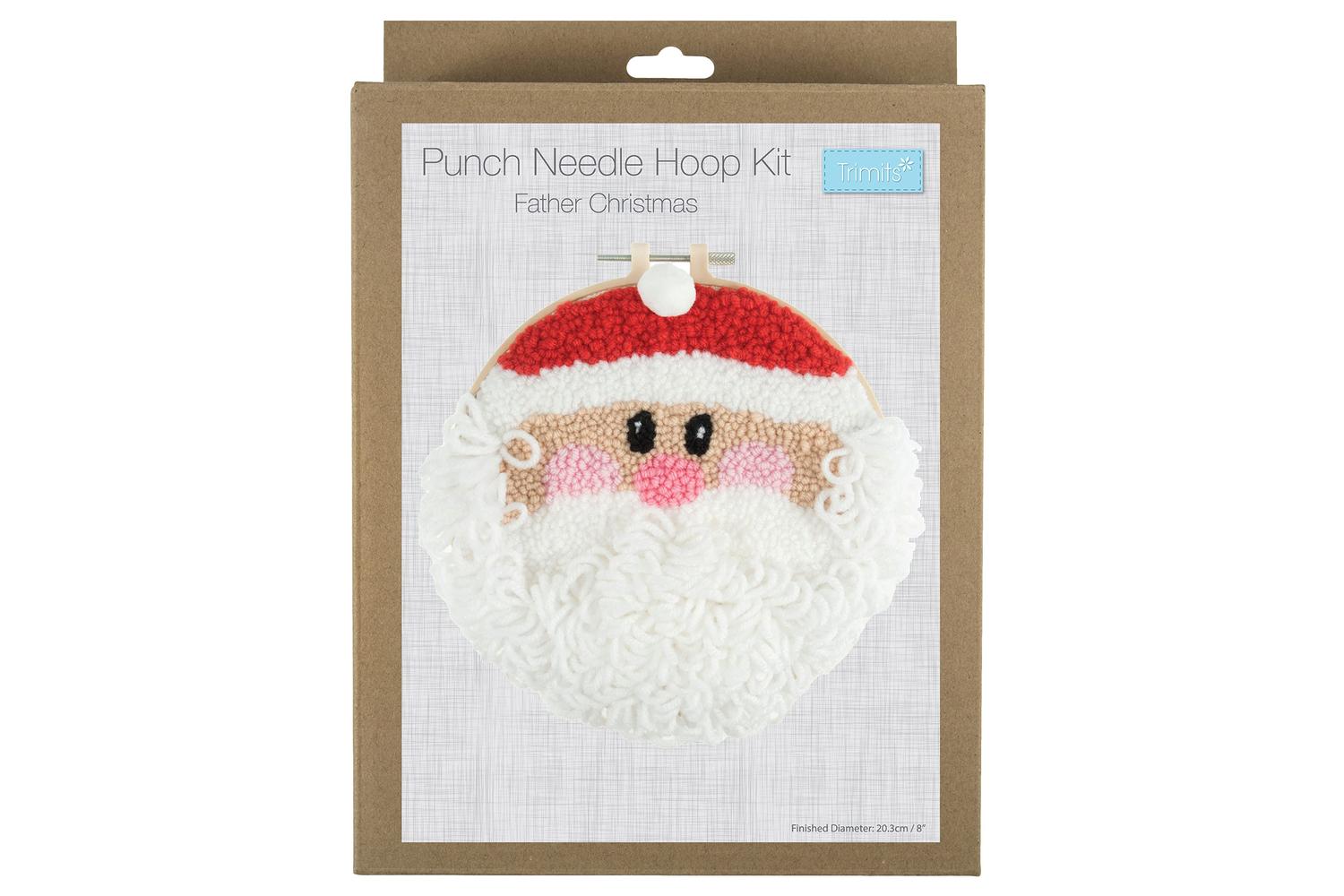 Trimits Gro-gck157 - Punch Needle Kit Yarn And Hoop Christma-2