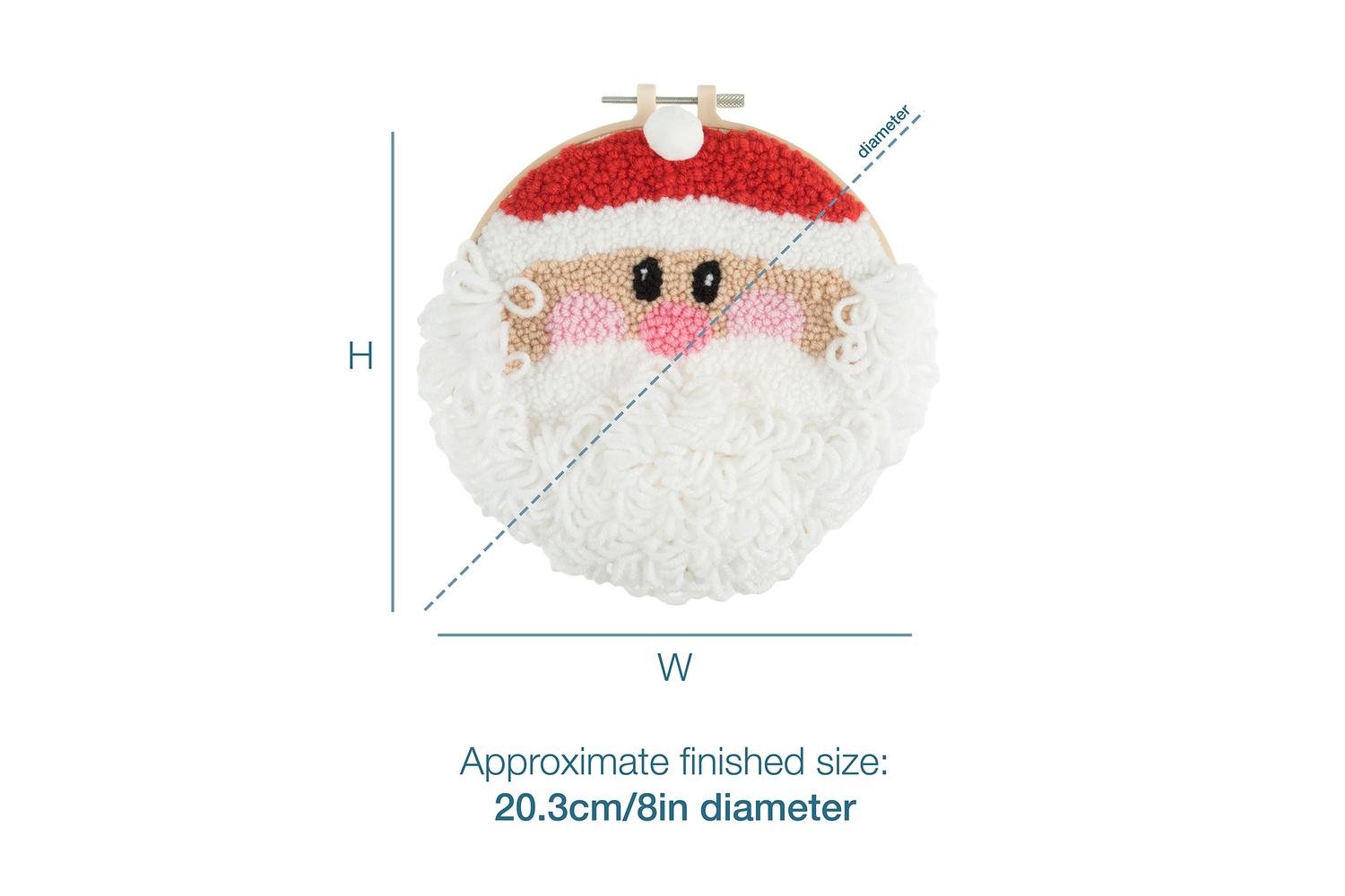 Trimits Gro-gck157 - Punch Needle Kit Yarn And Hoop Christma-4