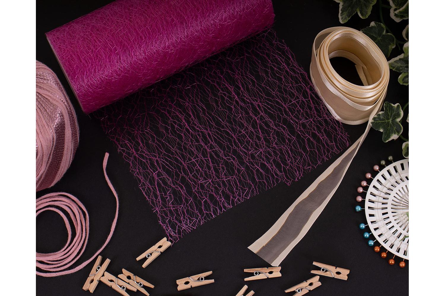 Occasions Gro-r422fu - Mesh Tulle 10mx15cm - Trim Mesh Tulle-3
