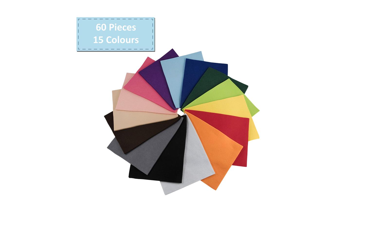 Trimits Gro-fpp11 - Felt Pack 60pk - Acrylic Felt 23 X 30cm-4