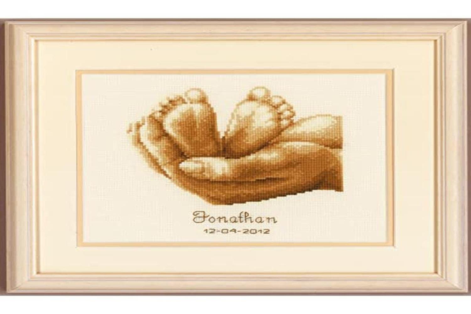 Vervaco Gro-pn-0011671 - Brec Tiny Feet - Counted Cross Stit